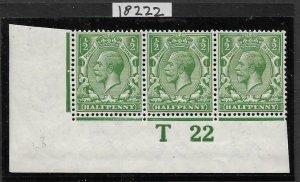N14(-) ½d D.Dull Cobalt Yellow-Green Royal Cypher Hendon cert UNMOUNTED MINT