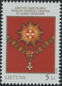 Lithuania 2008 MNH Sc 863a 5 l Order of Vytautas the Great Joint