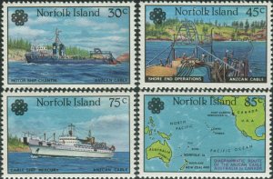 Norfolk Island 1983 SG314-317 ANZCAN cable set MNH