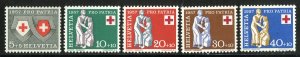 SWITZERLAND B262-6 MNH SCV $8.75 BIN $4.25 RED CROSS