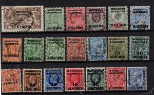 Morocco Agencies KEVII-KGV fine used collection WS36823