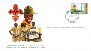 Ghana 1982 FDC - Official World Scout Stamp Collection - F43008