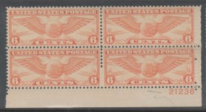 U.S. Scott #C19 Airmail Stamp - Mint Plate Block