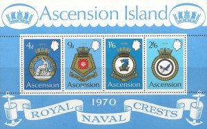 Ascension Scott #'s 137a MNH