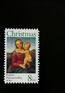 1973 8c Christmas, Raphael Madonna, National Gallery Scott 1507 Mint F/VF NH