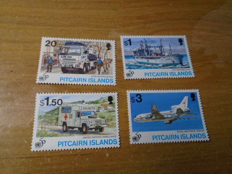 Pitcairn  Islands  #  436-39  MNH