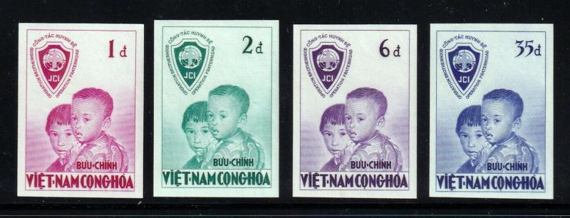 South Viet Nam - 1956 - SC 59 - 62 - Imperf - MNH - Rare!!!