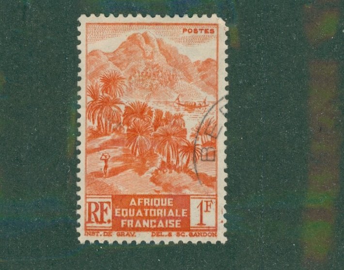 French Equatorial Africa 172 USED BIN $0.50