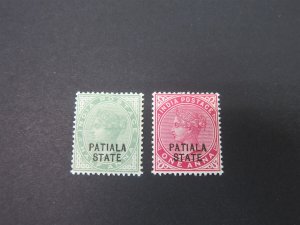 India Patiala 1902 Sc 28-9 set MH