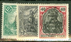 FK: Allenstein 15-28 most mint (16, 18-9, 27 used) CV $59; scan shows only a few