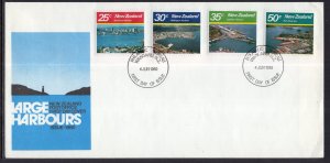 New Zealand 711-714 U/A FDC