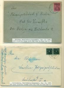 GERMANY ALLIED OCCUPATION – 1945-50 Collection of 33 covers, Michel $1,000.00+