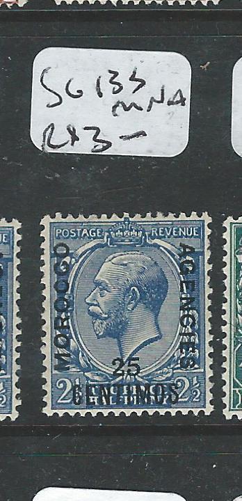 MOROCCO  (P2302B) KGV 25C/2 1/2D  SG 133   MNH