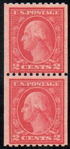 USA #487 F/VF OG NH, terrific color!