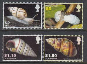 Montserrat 1124-1127 Seashells MNH VF