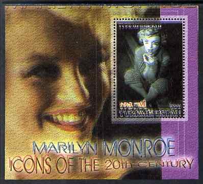 Turkmenistan 2001 Icons of the 20th Century - Marilyn Mon...