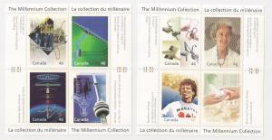 CANADA: Millenium Stamp Set Scott #1818 / 1834 complete Mint
