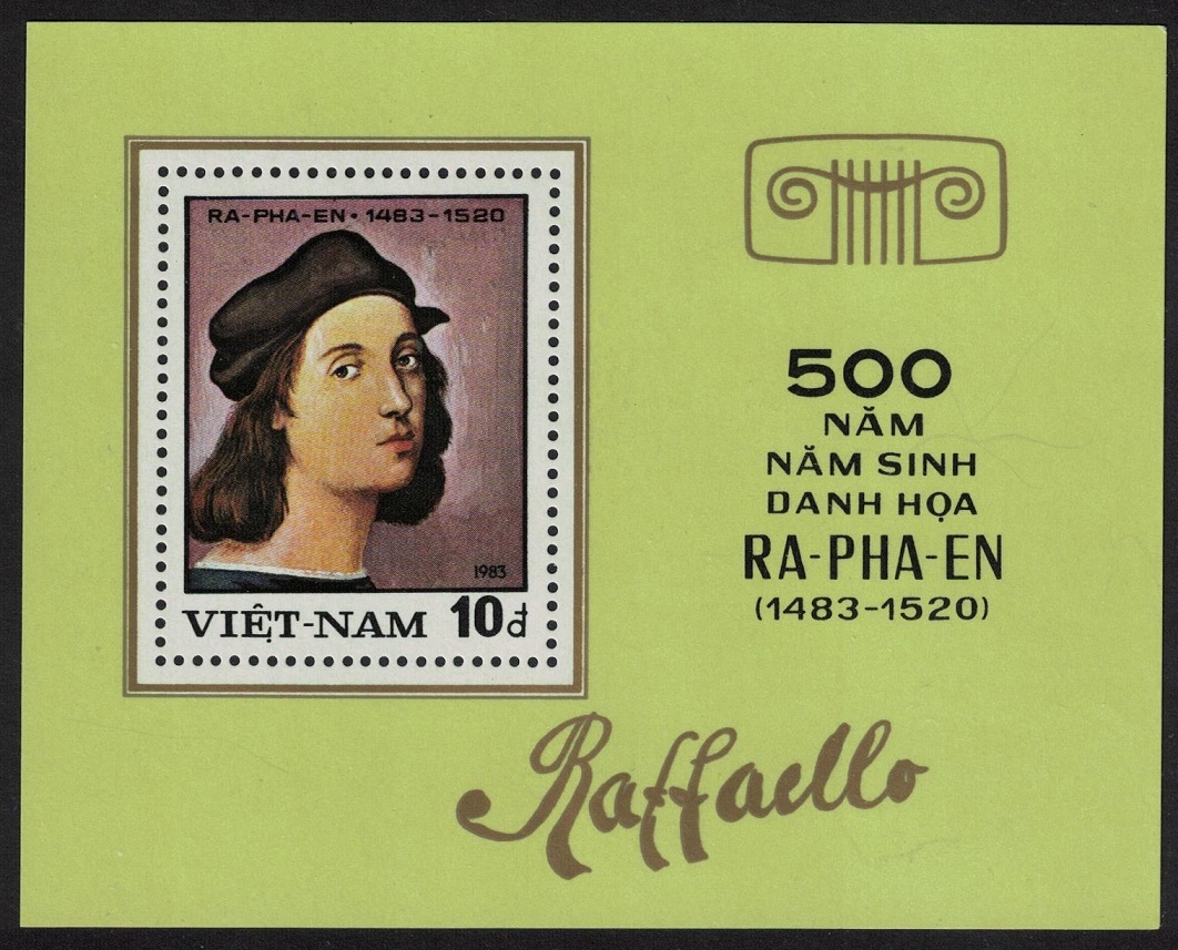 Vietnam 500th Birth Anniversary of Raphael artist MS 1983 MNH SG#MS580 ...