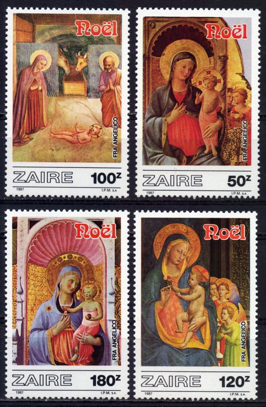 Kinshasa. 1987. 945-48. Christmas. MNH. 