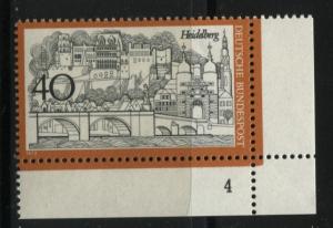 Germany 1069A       Plate Number Single Stamp