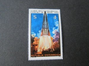 Austria 1982 Sc 1219 space set MNH