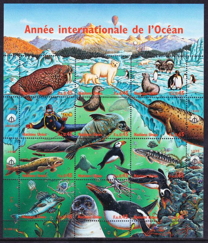 322 United Nations Geneva 1998 Year of the Ocean MNH