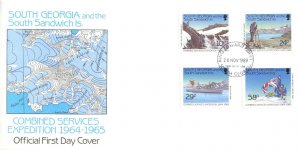 Falkland Islands Scott # 139 - 142 FDC