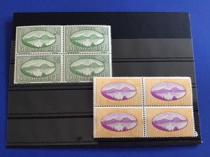 French Guadeloupe 1928 Unused Receding Gum  Stamp Blocks R43705