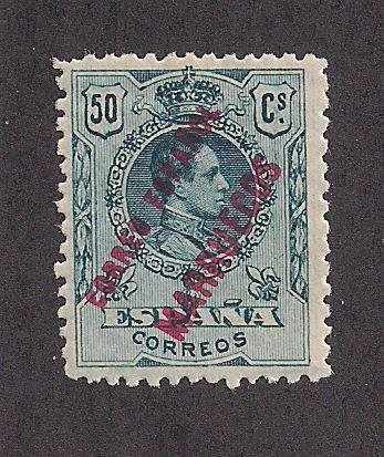 SPANISH MOROCCO SC# 22  FVF/MOG