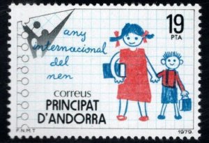 Andorra  (Spanish) Scott 113 MNH** International year of the child  IYC 1979