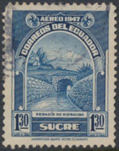 Ecuador  Sc# C169  Used Canal  short corner perf   see details  / scans