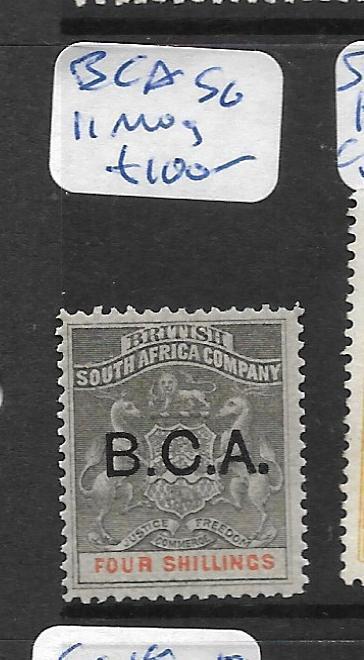 BRITISH CENTRAL AFRICA   (P1305B) BCA ON RHODESIA ARMS 4/- SG 11  MOG