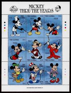 Gambia 814 MNH Disney, Mickey Mouse Birthday