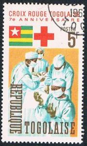Togo 553 Used Red Cross (BP1203)