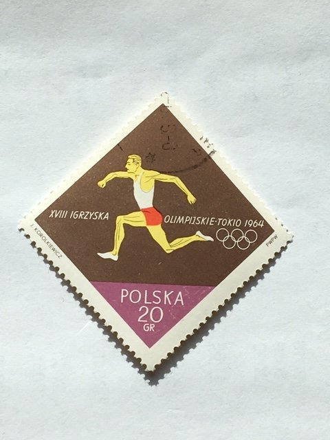 Poland–1964–Single “Sports” stamp–SC# 1257 - CTO