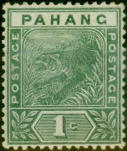 Pahang 1895 1c Green SG11 Fine LMM