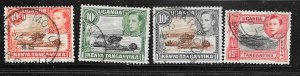 Kenya,Uganda,Tanganyika #69 -72     (U)  CV $4.85