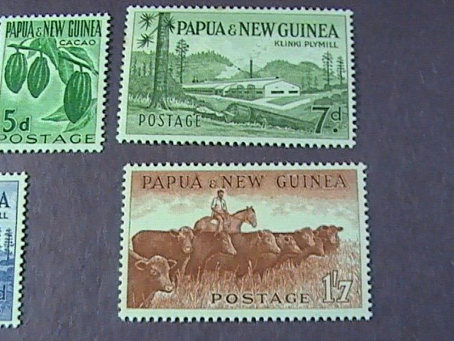 PAPUA/NEW GUINEA # 139-146-MINT/HINGED-COMPLETE SET----QEII----1958-60