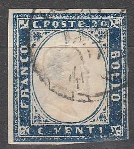 Sardinia #12   F-VF Used  CV $42.50  (A6229)