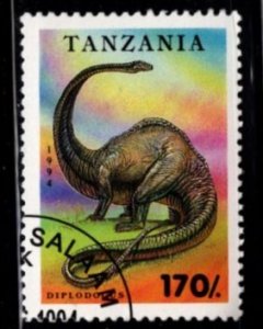 Tanzania - #1221 prehistoric Animals - CTO