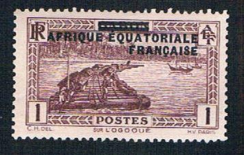 French Equatorial Africa 11 MLH Bridge overprint (BP7812)