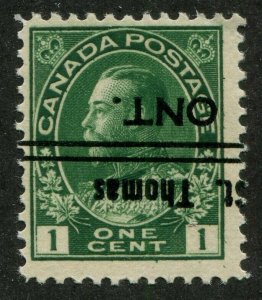 Canada Precancel ST. THOMAS 1-104-I