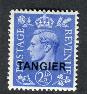 MOROCCO AGENCIES TANGIER;  1949 GVI Optd. issue fine Mint hinged 2.5d. value