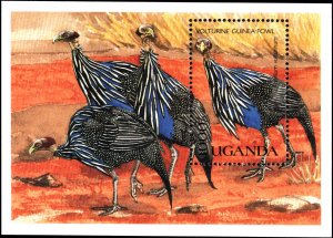 Uganda #799-808, Complete Set(10), 1990, Birds, Never Hinged