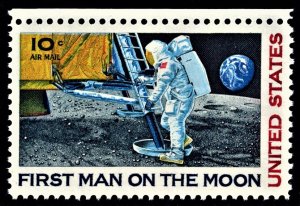 US C76 MNH VF 10 Cent First Man On The Moon!