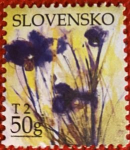 Slovakia 514 MNH 50g Flowers Irises Watercolor Art Definitive ZAYIX 0224S0273