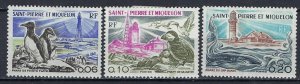 St Pierre and Miquelon 443-45 MHR 1975 set (ak2863a)