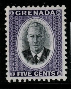 GRENADA SG177 1951 5c BLACK & VIOLET MTD MINT