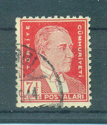 Turkey sc# 747 (2) used cat value $.25