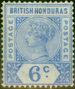 British Honduras 1891 6c Ultramarine SG56 Fine MNH 